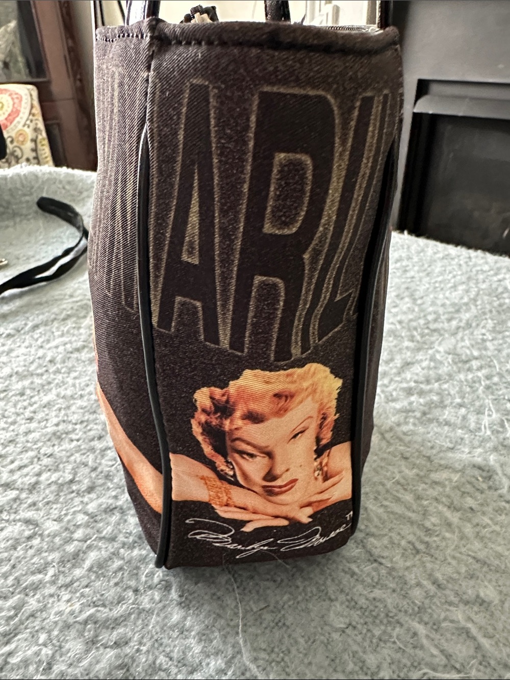 vintage-style Marilyn Monroe mini tote bag - Picture 4 of 6